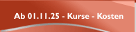 Ab 01.11.25 - Kurse - Kosten